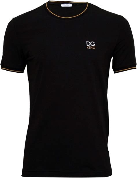 king t-shirt black dolce gabbana|Dolce & Gabbana T.